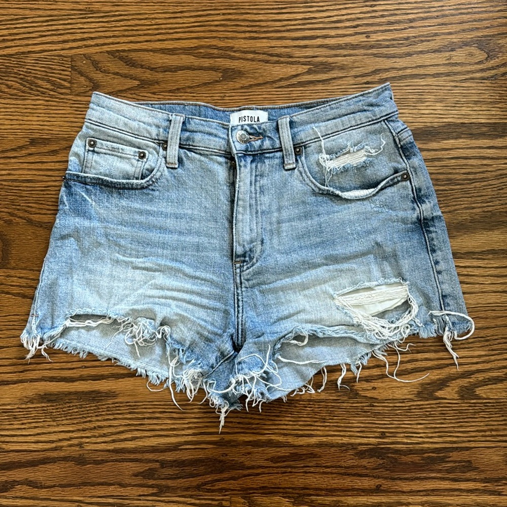 PISTOLA DENIM SHORTS